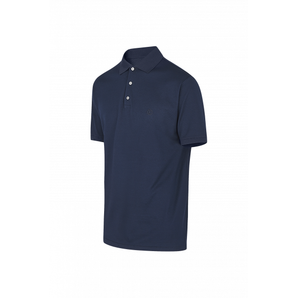 camouflage-print short-sleeved polo shirt Grigio